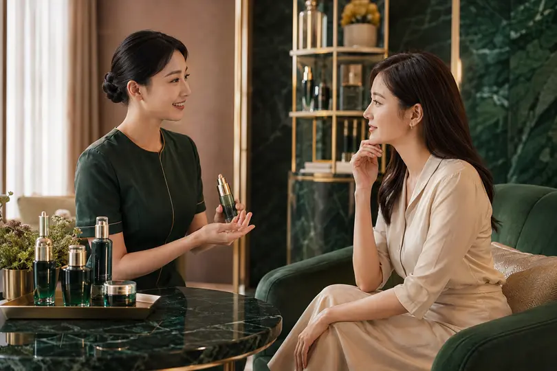 스킨케어 무료 경험 예시
